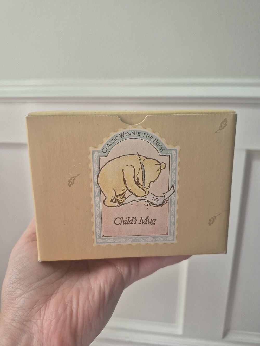 Vintage Disney's Winnie The Pooh Charpénte Child's Ceramic Cup Mug With Box - Picture 12 of 13